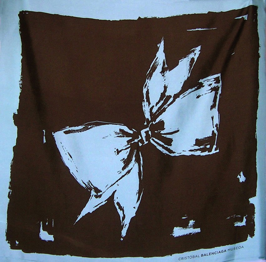 Reissue of Cristóbal Balenciaga’s scarf, 2012.