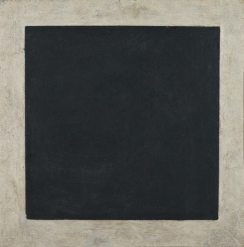 Kazimir Malevich, Black Square, oil on wood, 21X21 inches, 1932. State Hermitage Museum collection, St. Petersburg, Russia.